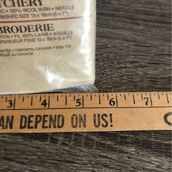 Vtg NOS Creatique Creative Stitchery Kit Mushroom Design - Picture 9 of 11